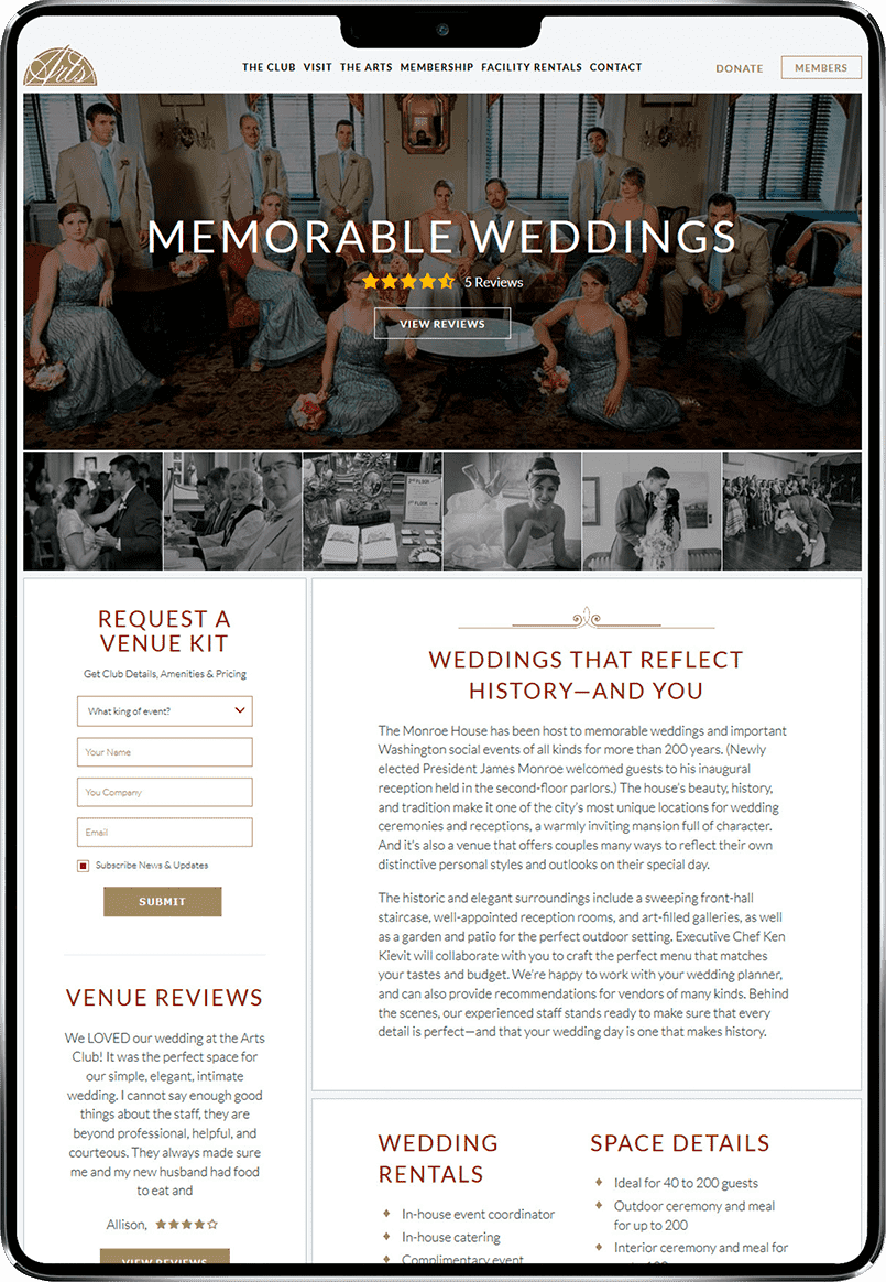 A Membership Website That Inspires Ipad