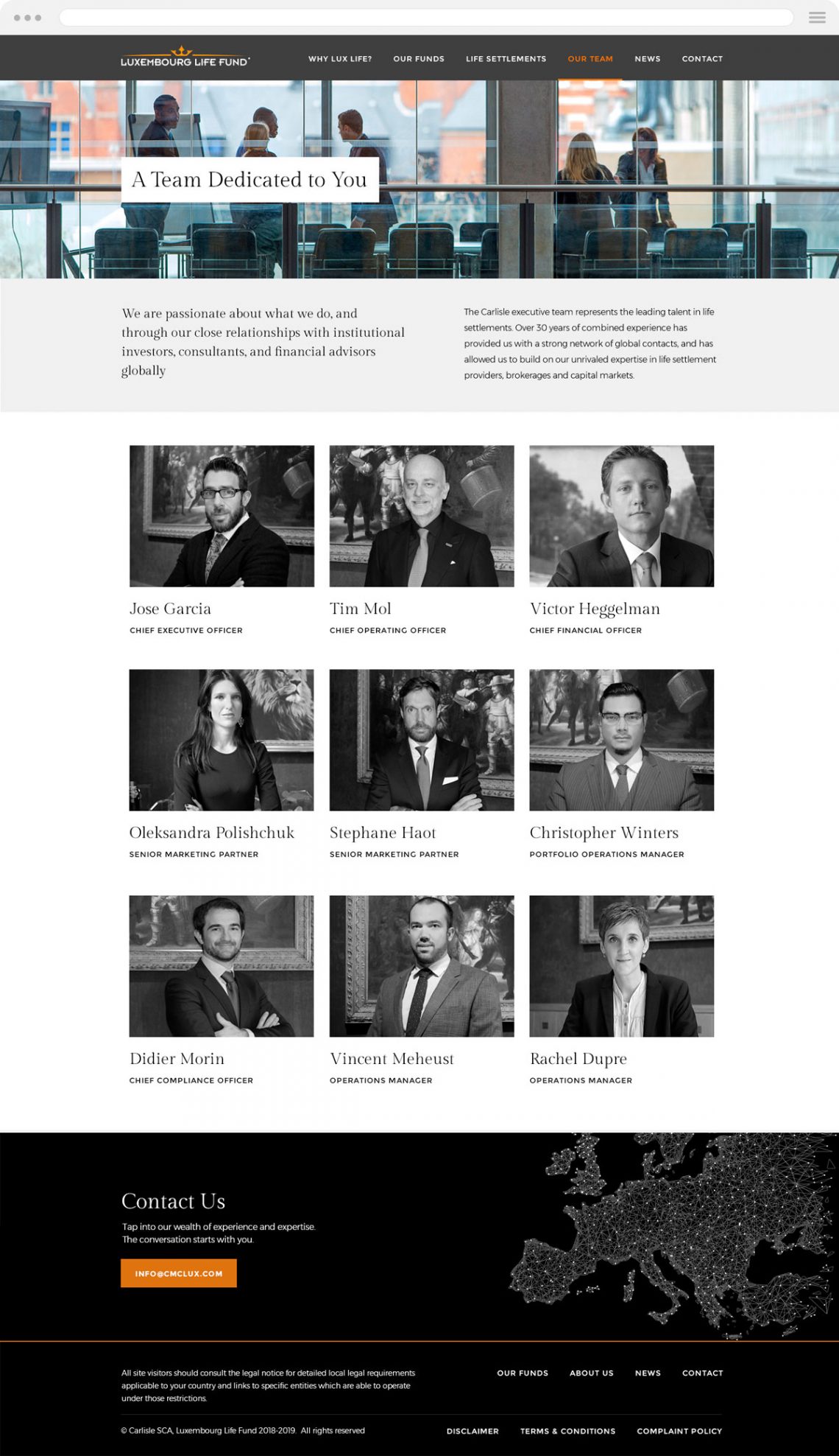 HedgeFund Website Redesign mobile new