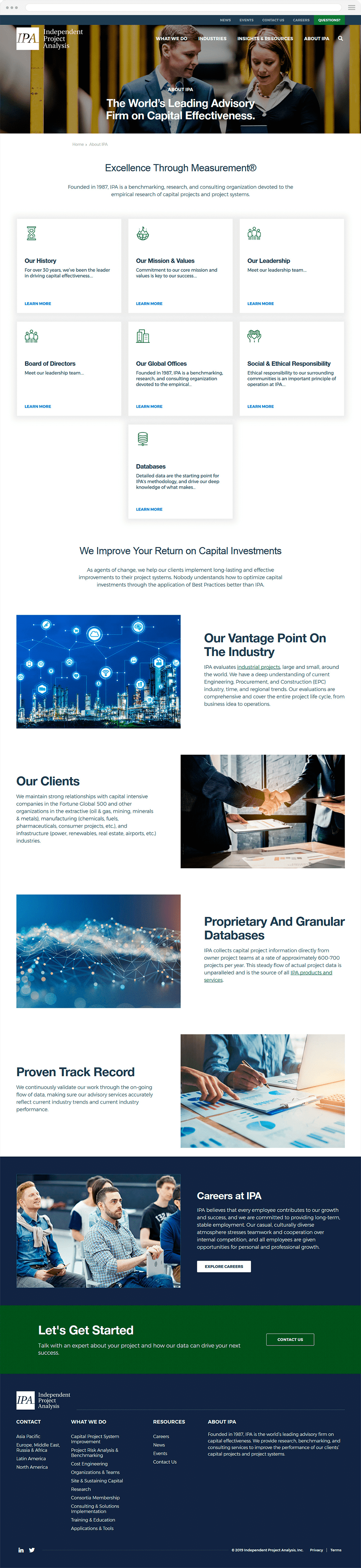 Independent project analysis