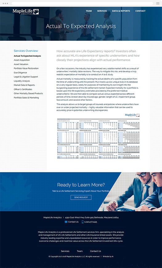 Financial Services Website Design new