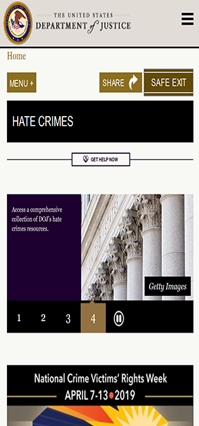 Hate Crimes Website Iphone