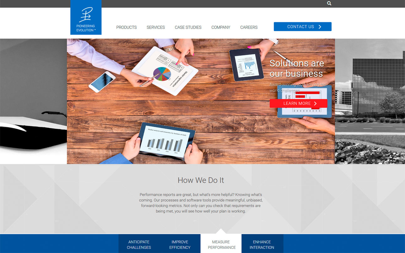 Government IT Website Design macbook