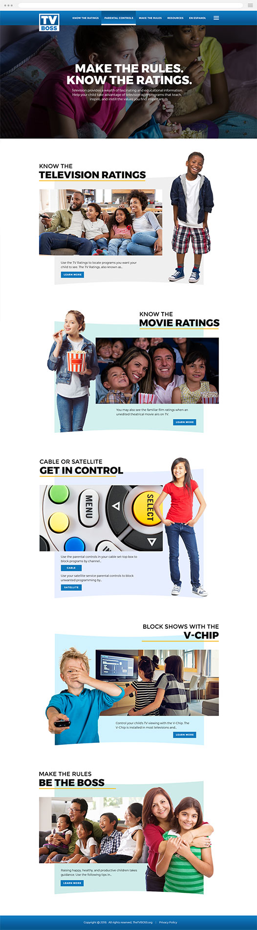 Association Website Design TV-Boss