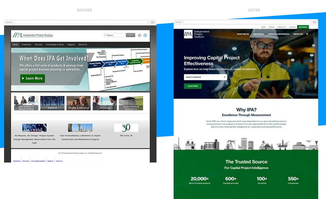 Enterprise SIte Website Development Example