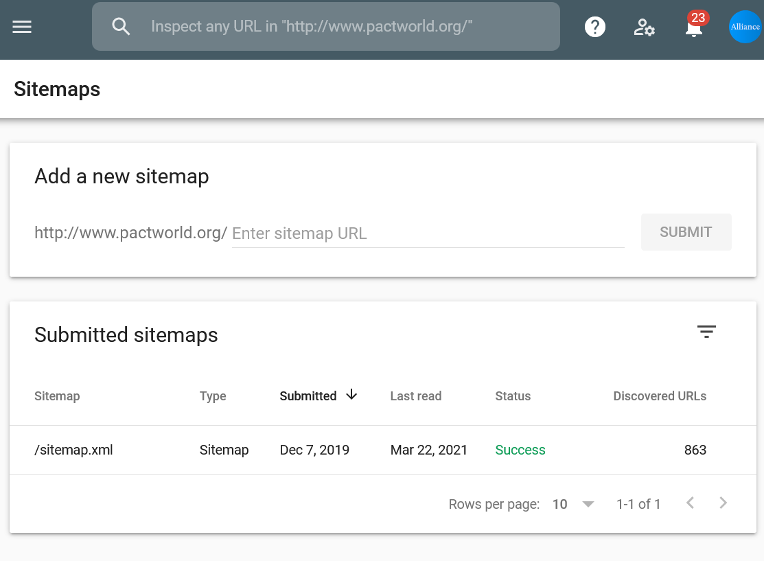 Google Sitemap