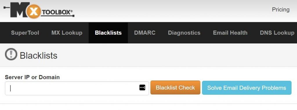 mxblacklist checker