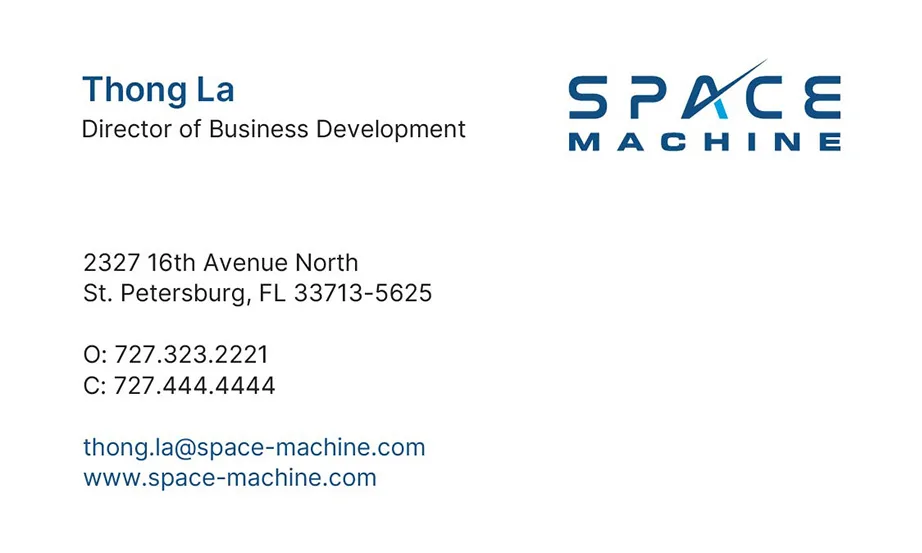 Space Machine Card