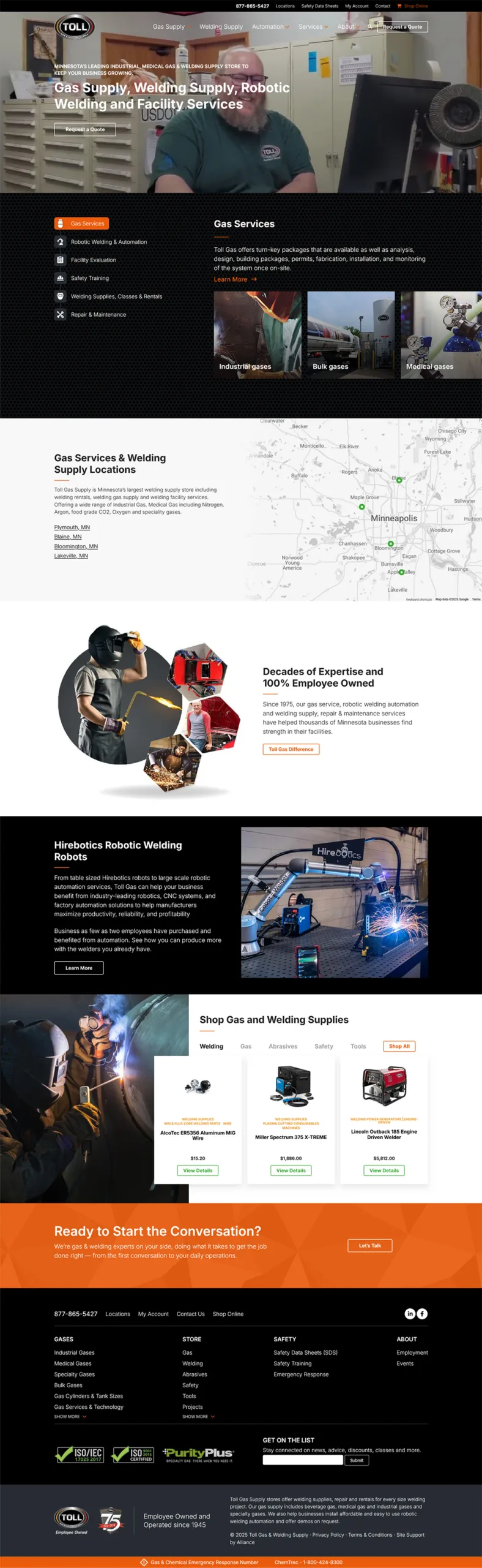 Tollgas Homepage