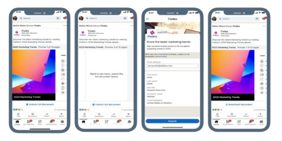 The Guide to LinkedIn Document Ads and Examples